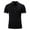 Black, variant on Babysbule Mens Shirts Men Casual Solid Button Short Sleeve Stand Collar Pullover T-Shirt Tops