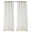 Beige, variant on 2 Pack: Regal Home Collections Semi Sheer Metallic Trellis Quatrefoil Grommet Top Pastel Colored Curtains - Assorted Colors