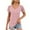 Pink, variant on Sexlip Womens T Shirts V Neck Short Sleeve Tshirt Basic Tee Curved Hem Tops Gray S