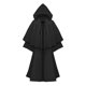 thumbnail image 2 of Capa de mujer unisex, túnica de monje medieval, túnica de cosplay, chal, disfraz de escenario, capa grande, capa para mujer, 2 of 6