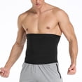 thumbnail image 3 of Men Women Sweat Waist Trainer Body Shaper Sauna Belt Neoprene-Free Slimming Hot Girdle Shapewear, 3 of 6