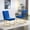 Blue, variant on Gold Stainless Base, 5 Color Options - Enhance Home Decor with Glamour