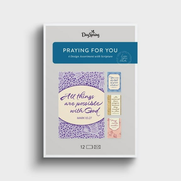 Card-Boxed-Praying For You-Patterns (Box Of 12)
