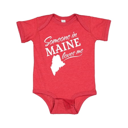 

Inktastic Someone in Maine Loves Me Gift Baby Boy or Baby Girl Bodysuit
