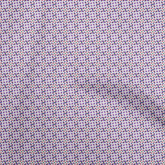 oneOone Rayon Blue Fabric Dot Diy Clothing Quilting Fabric Print Fabric By Yard 56 Inch Wide