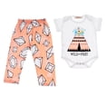thumbnail image 1 of Camiseta con Pantalones de Recién Nacido para Regalos de Cumpleaños de Bebés Ropa Formal Niños Impresión CUTICAT Conjunto de mameluco de niñas, 1 of 8