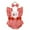 Watermelon Red, variant on Ketyyh-chn99 Girls Clothes 1st Birthday Girl Gifts Baby Girl Summer Outfit Embroidery Plaid Ruffle Sleeveless Romper Bodysuit Newborn Clothes Headband Size for 12-18 Months,Red