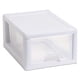 thumbnail image 1 of Cajón de almacenamiento Sterilite 20518006PK2 de plástico apilable, 2 unidades, blanco, 1 of 9