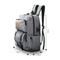 thumbnail image 2 of Mochila Para Laptop Puerto De Carga USB Impermeable Color Gris, 2 of 4