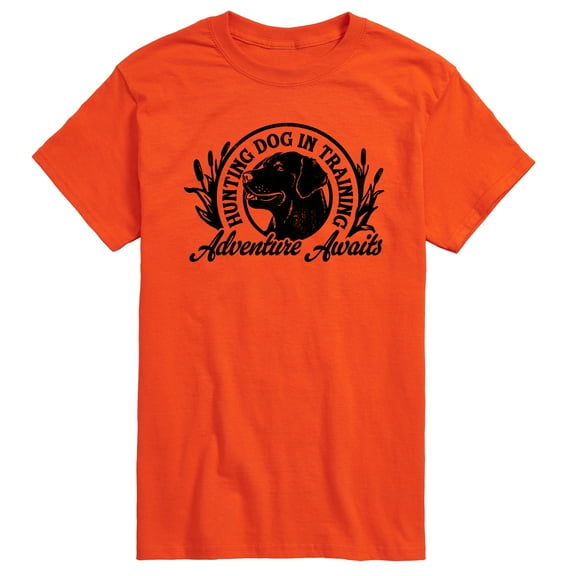 Instant Message - Hunting Dog Adventure Awaits - Men's Short Sleeve Graphic T-Shirt