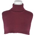 thumbnail image 2 of Zhengup Knitted Mock Turtleneck Fake Collar Winter Unisex Half Blouse Pullover Dickey False Collar Faux Collar, 2 of 4