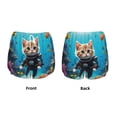 thumbnail image 6 of Goofa Underwater Diving Cat Printed Women 2 in 1 Running Shorts,Quick Dry Athletic Workout Shorts,High Waisted Athletic Shorts with Liner Pockets-Medium, 6 of 9