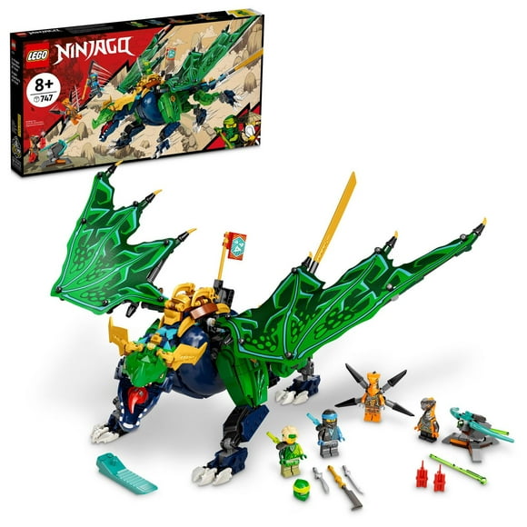 LEGO NINJAGO Lloyd’s Legendary Dragon 71766 Toy Building Kit (747 Pieces)