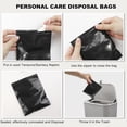 thumbnail image 5 of Tampon Disposal Bags Pack of 101,Black Sealable and Prevents Odours Feminine Hygiene Disposal Bag with Storage Bag 4.7x6 inches Opaque Sanitary Trash Bags for Tampons,Hygienic Products, 5 of 5