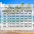 thumbnail image 3 of hengsof Girls Two Piece Swimsuit Long Sleeve Floral Bathing Suit Summer Beach Swimwear Stylish Printed Shorts Swimsuit, 3 of 3