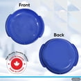 thumbnail image 3 of Superio Round Snow Saucer Sled Blue 24" (2 Pack), 3 of 5