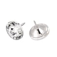 thumbnail image 5 of Uxcell 16mm Dia Head 15mm Length Shank Crystal Upholstery Nails Furniture Tacks 50 Pack, 5 of 5