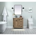 thumbnail image 6 of 32 inch single bathroom vanity in natural oak, 6 of 8