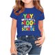 thumbnail image 1 of Blusas y camisas de manga corta con cuello redondo, moda de verano y primavera, para niños, cuello redondo, manga corta, temporada escolar, camiseta estampada, blusa de poliéster para niños, 1 of 5