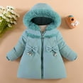 thumbnail image 2 of zbxnLI Toddler Girls Puffer Coats Padded Warm Winter Outerwear Lightweight Warm Jackets for Kids Girls, 2 of 4