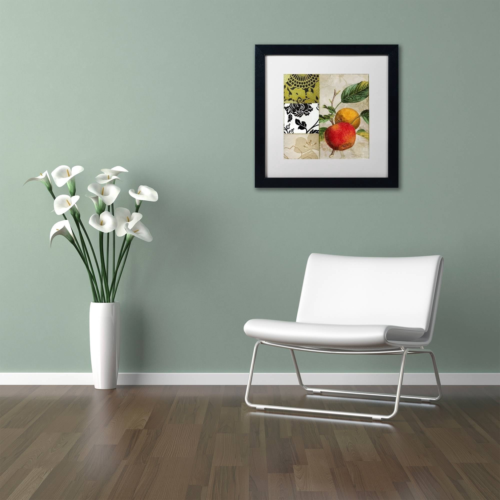 Trademark Fine Art "SoHo II" Canvas Art by Color Bakery White Matte, Black Frame