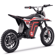 HOVERHEART Mini Motorized Dirt Bikes 500W, 15 MPH Top Speed, Dual Suspension(Red)