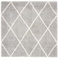 thumbnail image 6 of SAFAVIEH Fontana Catrina Geometric Plush Shag Area Rug, Grey/Cream, 3' x 5', 6 of 10