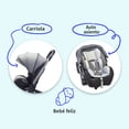 thumbnail image 2 of Carriola Para Bebé Starkids Lyra Convertible A Autoasiento Gris., 2 of 7