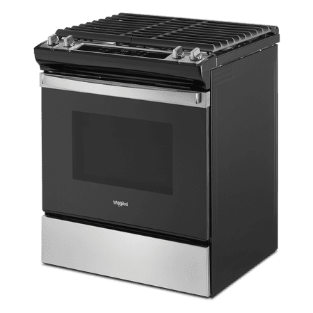 Whirlpool - 5.0 Cu. Ft. Gas Range with Frozen Bake™ Technology - Stainless steel