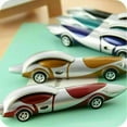 thumbnail image 3 of Car-Shaped Novelty Ballpoint Pen Set 12.5cm Fun Office Supplies with Red/Blue/Orange Colors, Creative Desk Accessories, Humorous Gift for Colleagues, 3 of 7