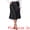Black, variant on DARING DIVA Women's Plus Silky Satin Casual Midi Skirt Flared A Line 1X Peacock Blue