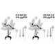 thumbnail image 1 of 13 Robot Figura Acción Impresa en 3D Juguete Cuerpo () Blanco, 1 of 5
