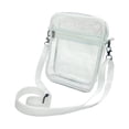thumbnail image 4 of Monedero transparente tipo bandolera,Bolso bandolera transparente aprobado para estadios para mujeres y hombres,Bolso de mano transparente para conciertos,bolso de hombro transparente,bolso de, 4 of 8