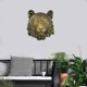thumbnail image 2 of Estatuils de estatua 3D montadas en pared de cabeza de animal Decoración de estar Tigre Sunnimix Decoraciones de pared para el hogar, 2 of 7