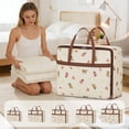 thumbnail image 2 of PEIBang 24"x9"x16" Heavy Duty Moving Bag,Storage Bag Packing Supplies,Storage Tote with Handles and Zippers for Clothes,Bedding,Comforters,Pillows, 2 of 8