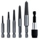 thumbnail image 1 of Juego de Extractor de Tornillos DañAdos y Pernos Rotos de 6 Piezas con Juego de Herramientas de Ejes de Cambio RáPido de 1/4 Extractor de Pernos de Tornillos Defectuosos, 1 of 5