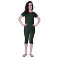 thumbnail image 1 of Moomaya Nightwear Set Watermelon Embroidered Capri T-shirt 2 Pcs Set Sleepwear, 1 of 7