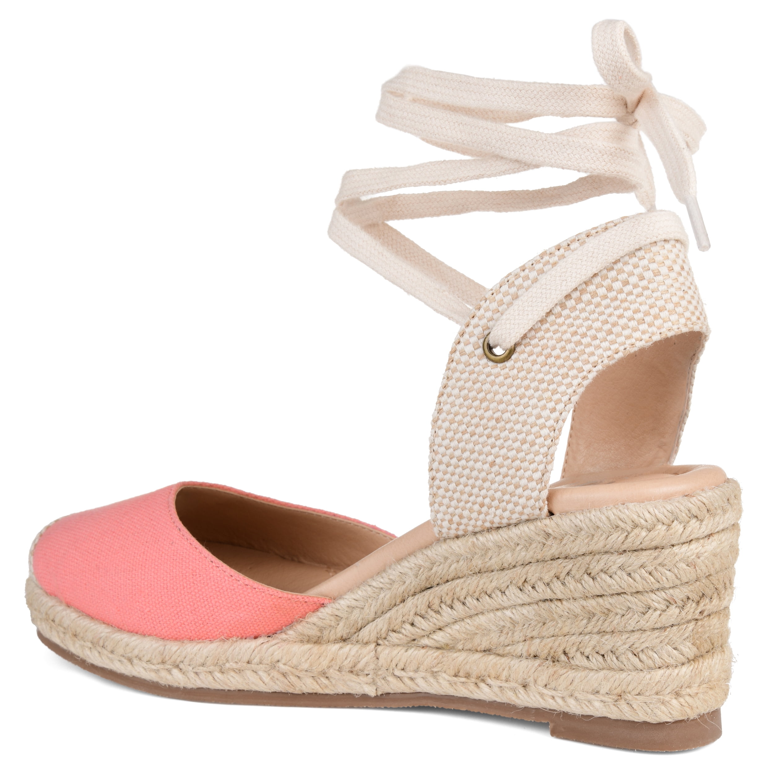 Journee Womens Monte Wedge Heel Espadrille Sandals, Widths Available