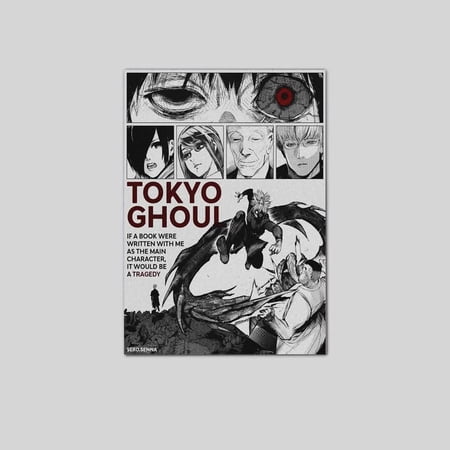 Tokyo Ghoul: Ken Kaneki Dark Manga Collage Poster Size 24''x36'' The Golden Shop
