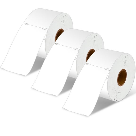 GREENCYCLE 3 Roll Compatible for DYMO 30374 (2" X 3-1/2") Non-Adhesive Business & Appointment Card, 300 Labels per Roll