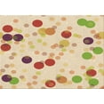thumbnail image 1 of Ahgly Company Machine Washable Indoor Rectangle Transitional Khaki Gold Area Rugs, 2' x 5', 1 of 7