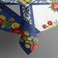thumbnail image 4 of Pioneer Flower Floral Print Pattern Rectangle Tablecloth 60"x120", Waterproof Polyester Table Cloth, Wipeable Spillproof for Dining Camping Indoor Outdoor, 4 of 6