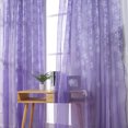 thumbnail image 4 of VerPetridure 1PCS Christmas Snowflake Curtain Tulle Window Treatment Voile Drape Valance, 4 of 9