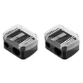 thumbnail image 2 of 2PCS Make Up Pencil Sharpener, Lip Liner Pencil Sharpener Cosmetic Pencil Sharpener, Sharpener for Eyeliner Lip Liner Pencils, Black, 2 of 5