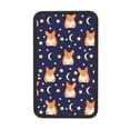 thumbnail image 7 of Bingfone Car Four-Season Universal Armrest Box Mat,Car Armrest Seat Cover Soft Leather Waterproof Armrest Cover Center Console Mat-Corgi Lying With Moons And Stars, 7 of 7
