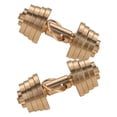 thumbnail image 2 of 2 colgantes con mancuernas: collar y llavero con colgante de mancuernas y barra de latón para hombres y entusiastas del gimnasio., 2 of 6