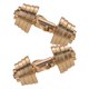 thumbnail image 2 of 2 colgantes con mancuernas: collar y llavero con colgante de mancuernas y barra de latón para hombres y entusiastas del gimnasio., 2 of 6
