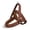 Brown, variant on Small Size Black No-Pull Dog Harness, Adjustable & Breathable Saddle-Style Pet Chest Harness with Explosion-Proof Design, Comfortable & Non-Chafing, Perfect for Outdoor Walking, Hi