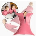 thumbnail image 1 of Dynamic Movement Sensory Sock Pink Improved Self Calming Movement Sensory Body Sock, 1 of 1
