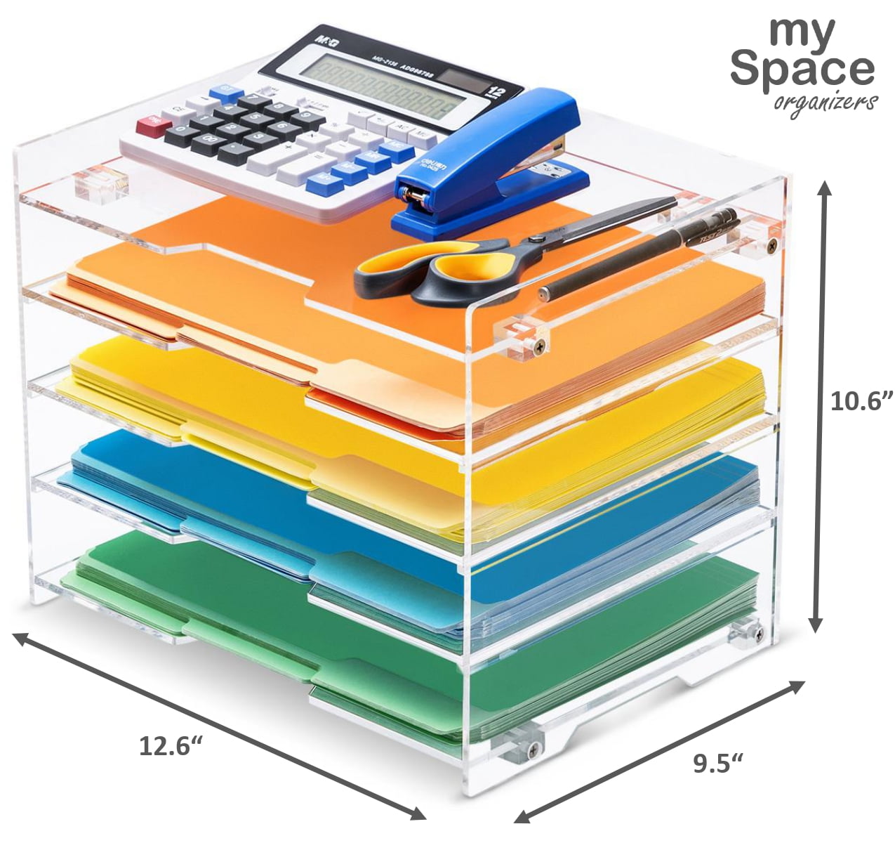 My Space Organizers 5-Compartments Desktop Organizers